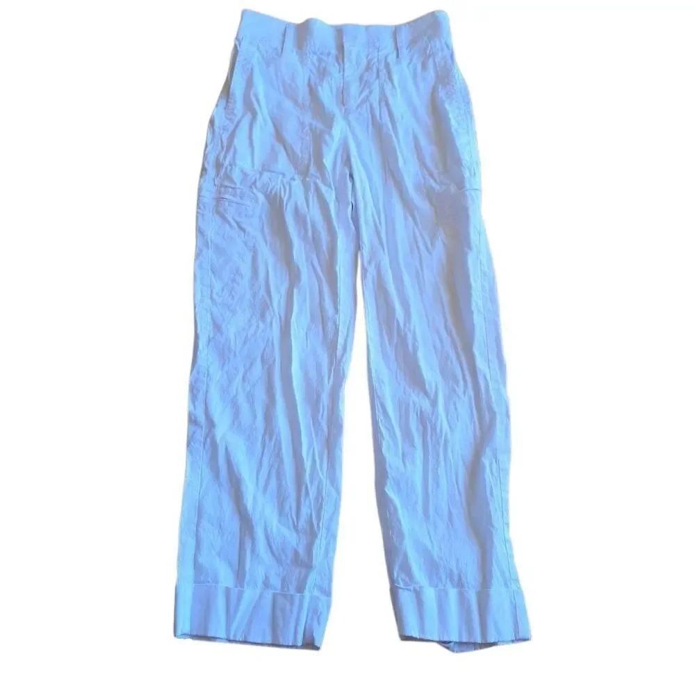 Vince womens Sz S white linen blend pants